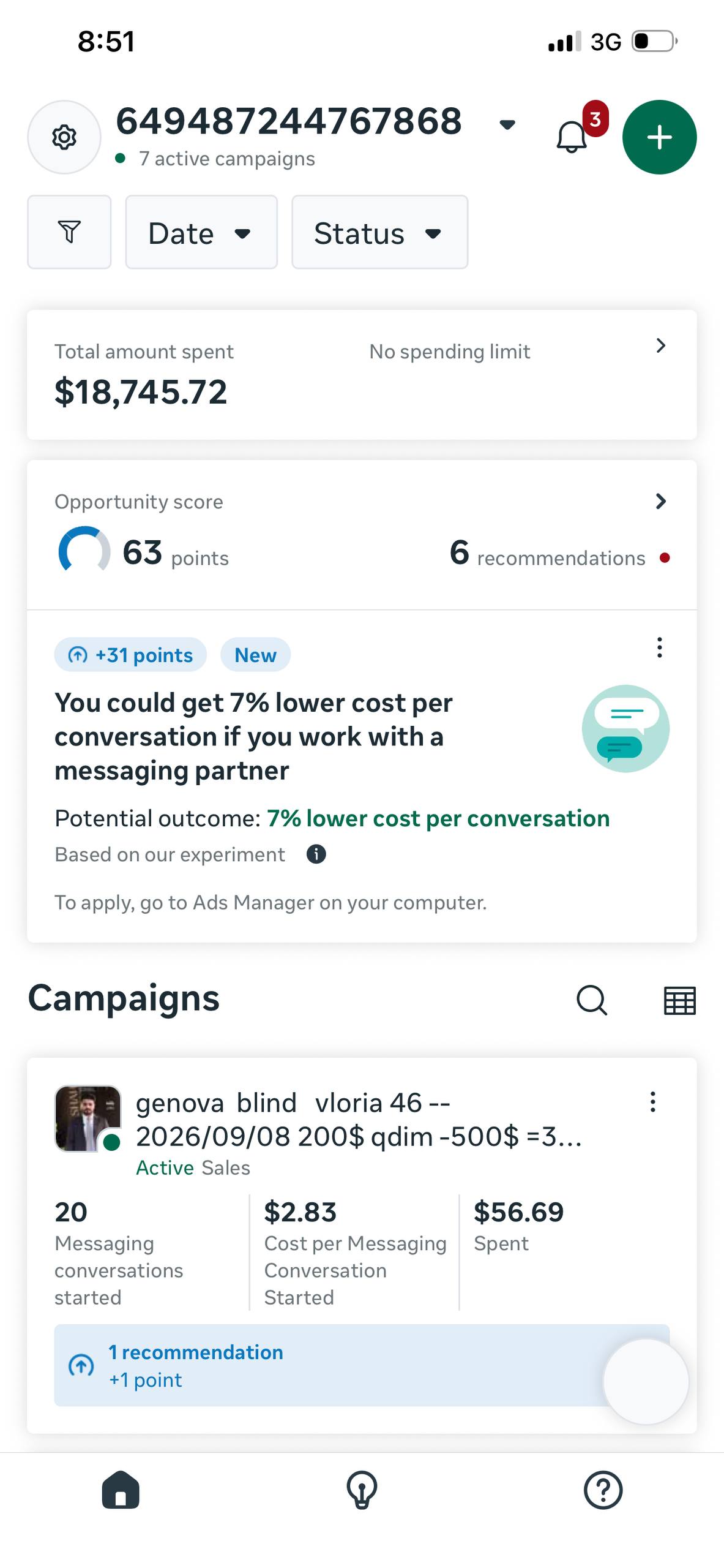 Meta Ads Total